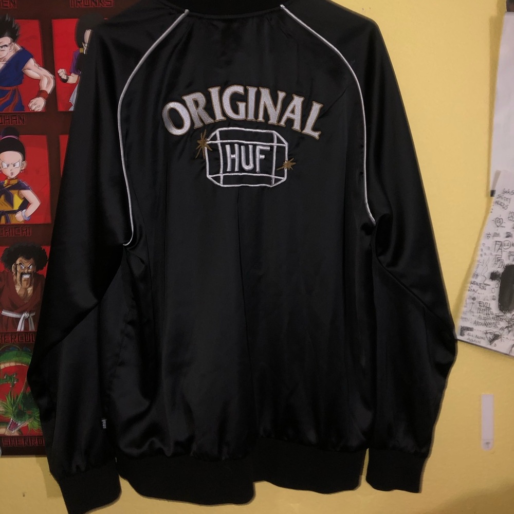 HUF bomber zip up